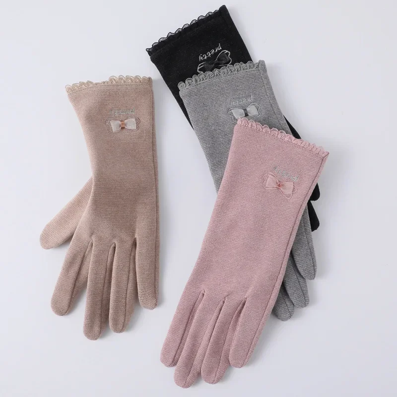 Топли ръкавици за зимния женски колоезденето С дебела антисенсорным екран, топли ръкавици за зимния женски колоезденето