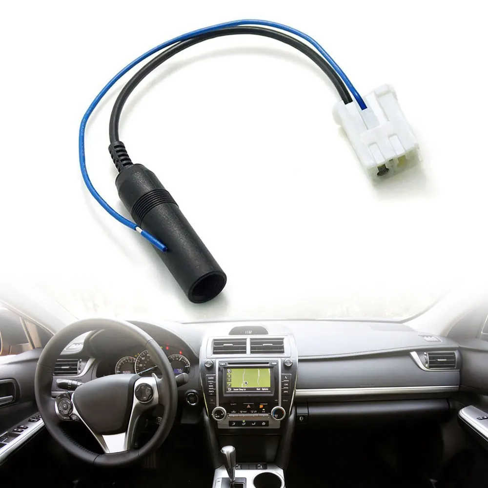 1бр Автомобилна аудио кабел Антена Мъжки Авто Радиоантенна Адаптер, Адаптер за Кола Включете Автоаксесоари За Toyota Camry, RAV4 Yaris Subaru