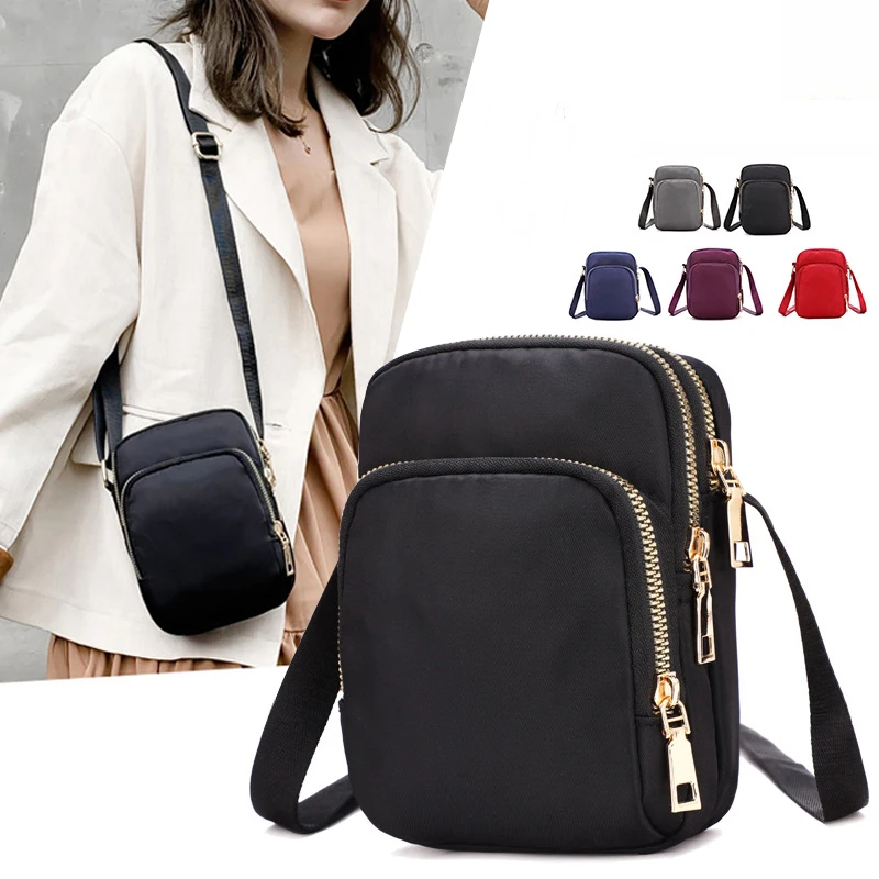 Модерна дамска чанта за през рамото си в джоб, чанта за мобилен телефон, Дамски Мултифункционална чанта на китката, на Новост 2023 година