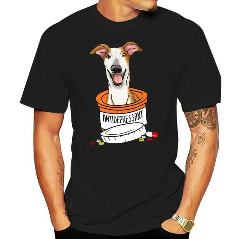 Тениска с Хрътка Кучето-Антидепресант