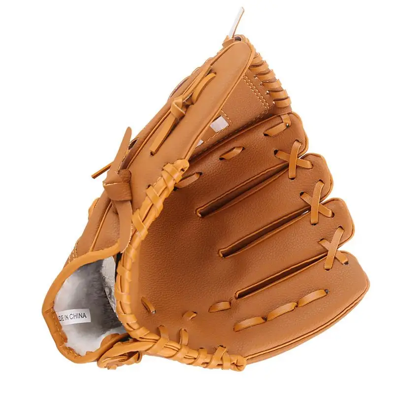 Бейзболна ръкавица за възрастни, бейзболни ръкавици за хвърляне с дясната ръка, инструменти за тренировка на улов и подаване на бейзбол за начинаещи бейсболистов &