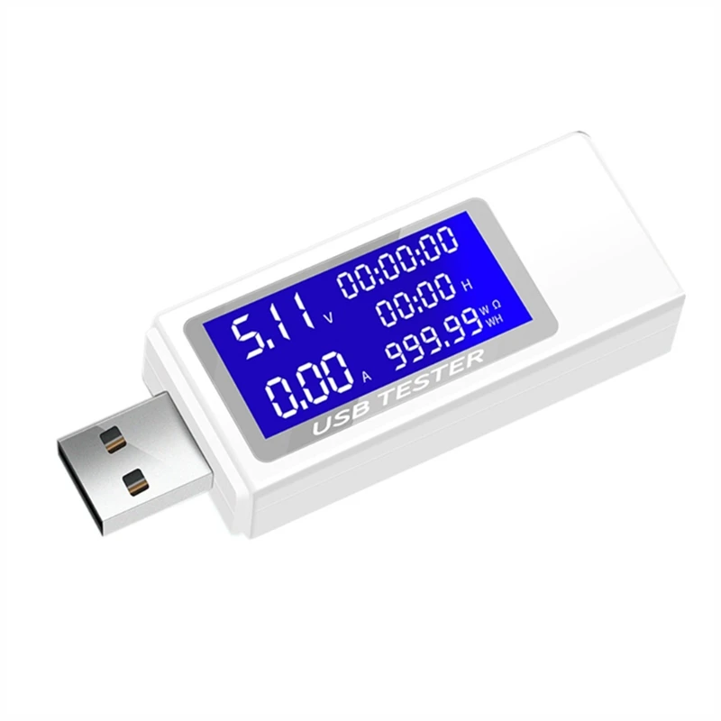 USB-тестер за измерване на ток 4-30 В, м напрежение, Цифров монитор, индикатор за прекъсване на захранването, тестер зарядно устройство