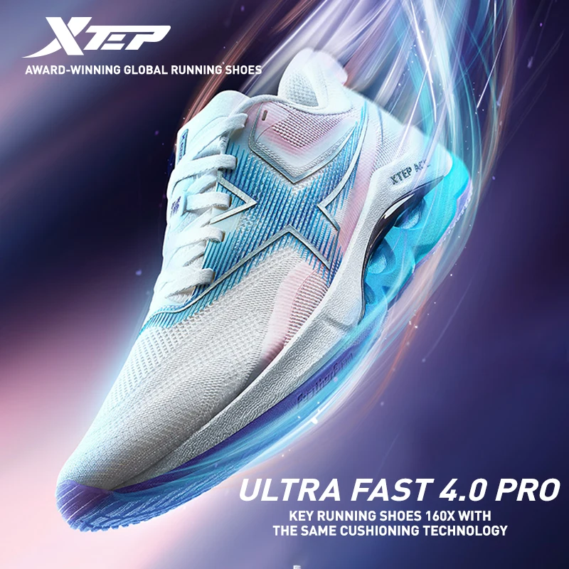 Xtep Ultra Fast 4.0 Pro Маратонки За Бягане За Мъже Амортизационен Спортни Обувки Леки Мъжки Маратонки 977319110053