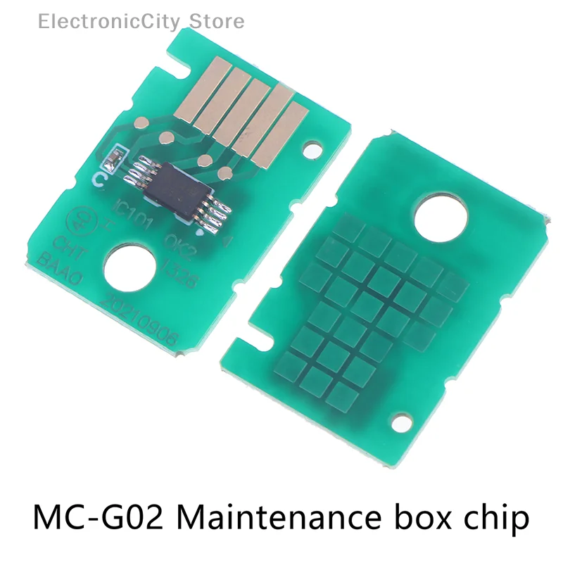 2 елемента Чип Кутии за техническо обслужване на MC-G02 е Съвместима С Микросхемой на Резервоара за Отпадъчни мастило G1820 G2820 G3820 G2860 G3860