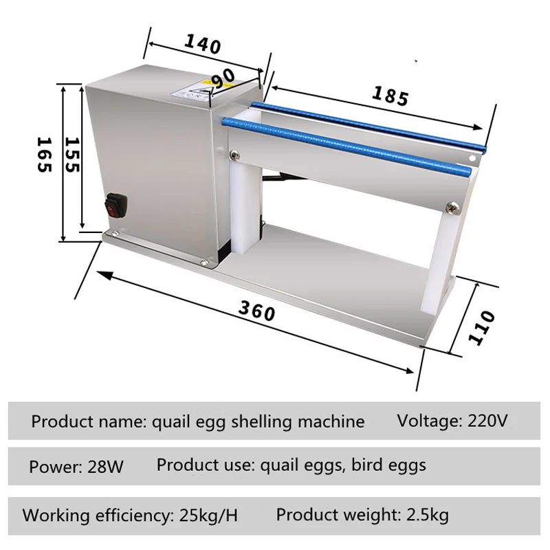 Електрическа Машина за почистване на пъдпъдъчи яйца, 220 В, Автоматичен Шелушитель от неръждаема стомана 304, Многофункционални кухненски Магазини за домашна употреба