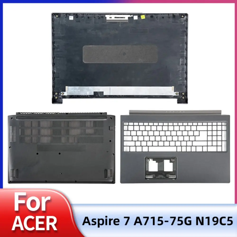 Чисто нов Оригинален Калъф Acer Aspire 7 A715-75G A715-41G N19C5 LCD делото Поставка за Ръце Горния Капак Долен корпус делото делото