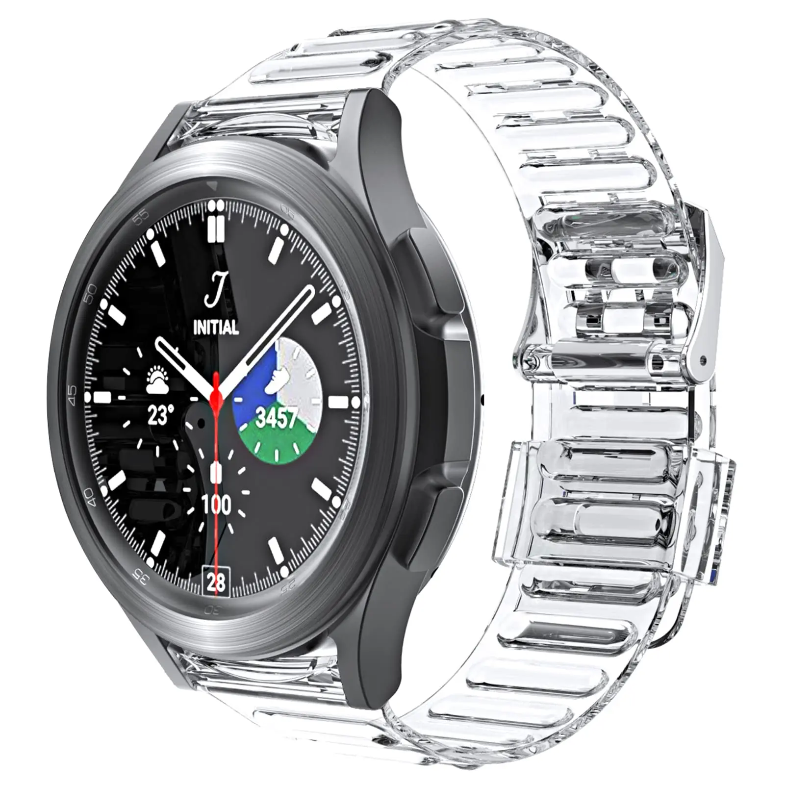 Прозрачна лента за Samsung Galaxy Watch 5/pro/4/Classic 40 мм/44 мм/46 мм/42 ммtpu Здрав Калъф + гривна Galaxy Watch 4 каишка