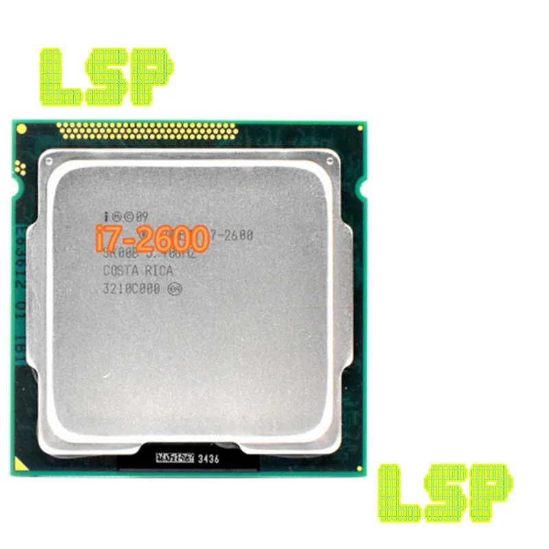 Процесор Intel Core i7-2600 i7-2600 CPU Процесор 8M Cache 3,40 Ghz Процесор в LGA 1155 пакет I7 2600