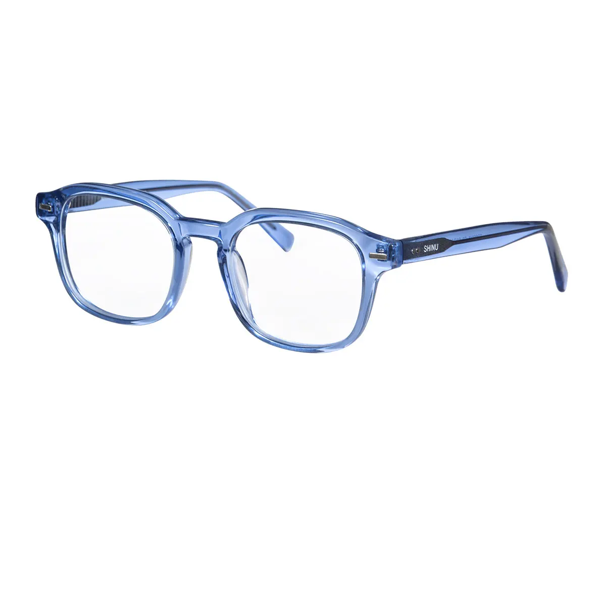 Очила за четене SHINU Мъжки мультифокальные очила при астигматизъм на разстояние и наблизо, предписани очила с висококачествена ацетатна рамки