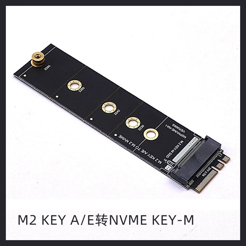 Слот за ключове M. 2 A + E До адаптерной платка M. 2 NVME NGFF КЪМ картата на разширяване на KEY-M Адаптер за разширяване на пристанище Nvme PCI Express SSD