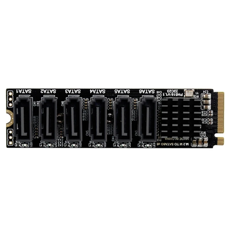 6-портов адаптер за Странично M2 PCIE 3.0 Nas-карта за разширяване на твърдия диск Synology Директен доставка