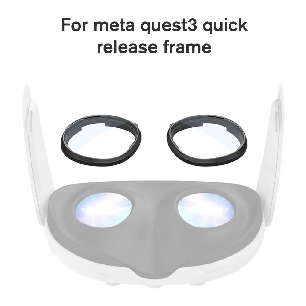 За Quest 3 Rx лещи за защита от синя късогледство, Быстроразъемная дограма, Стъкло за Meta Quest 3, Аксесоари