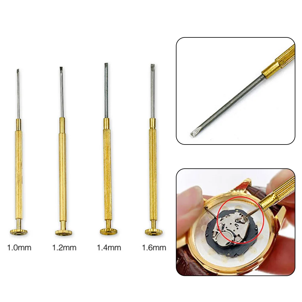 1 бр. мини-прецизна отвертка, 1,0-1,6 мм с плосък нож, накрайник отвертка за часа, телефон, таблет, инструмент за ремонт на отваряне 3