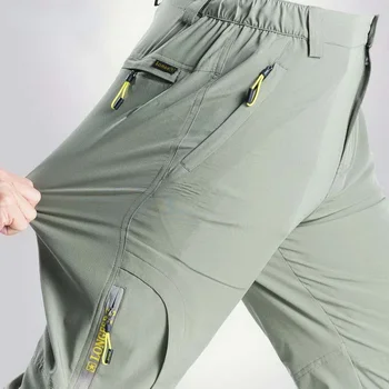 2023 Растягивающиеся мъжки панталони-карго Летни мъжки ежедневни панталони на бързо съхнещи Туристически треккинговые тактически Мъжки спортни панталони PA65