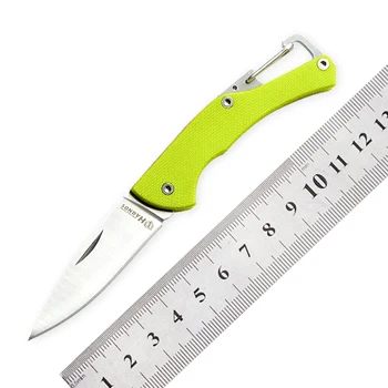 HARNDS CK1101 Сгъваем Нож Lark 8Cr14MoV Острието G10 Дръжката Режещ Инструмент Мини Джобен Нож-Ключодържател EDC Multitools С Карабинер 0