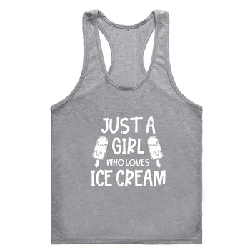 Ice Cream Момиче Vintage Gift gym спортно облекло за мъже, мъжки тениски по поръчка, Негабаритная мъжка тениска за Фитнес зала, мъжки Памучен Коледа