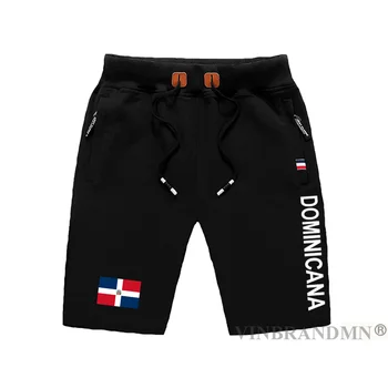 Доминиканската Република Dominicana DOM мъжки къси панталони плажен мъж мъжки плажни шорти флаг тренировка джоб с цип пот 2021 кото Доминик