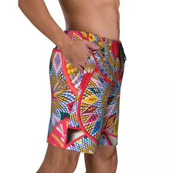 Мъжки бански с художествен принтом Етиопия Хабеши бързо съхнещи бански костюми, Плажни шорти Boardshorts 1