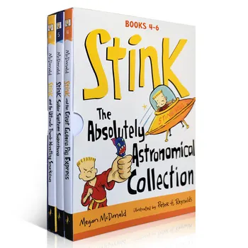 Оригинал Milu на английски език Stink The Absolutely Astronomical Collection4-6 Bridge Book Снимка