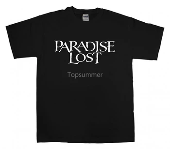 Тениска с логото на Paradise Lost, S-3Xl, Черна тениска в стил Готик Рок, Тениски Draconian Anathema, Марка дрехи, Забавна тениска, Отгоре тениска