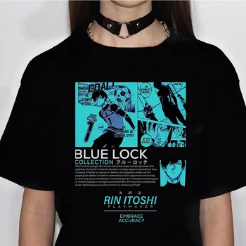 Тениска със син ключ, дамски градинска облекло harajuku, тениски Y2K, дамски японската дизайнерски дрехи