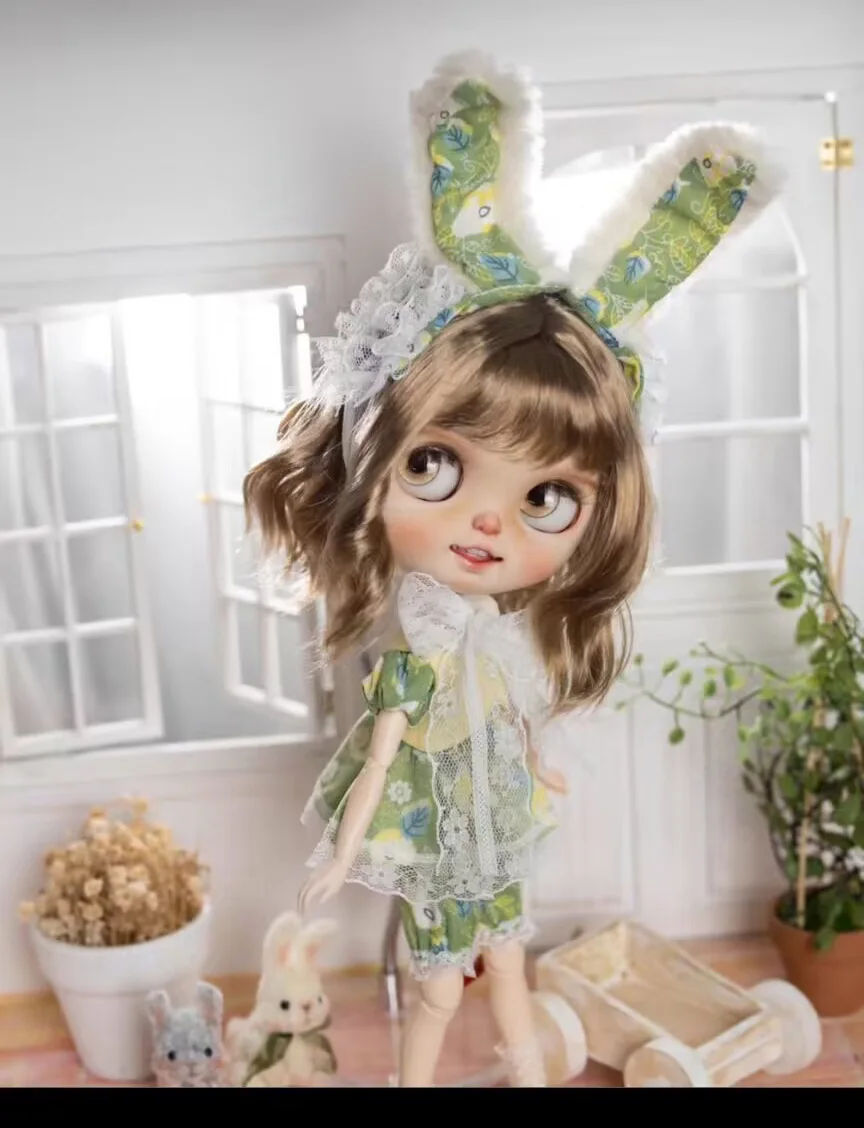 BJD Blythe dress Облекло rabbit kawaii гащички с авокадо 1/6 от 30 см за кукли (подходящи за Pullip, Ob24, ob22, Licca)