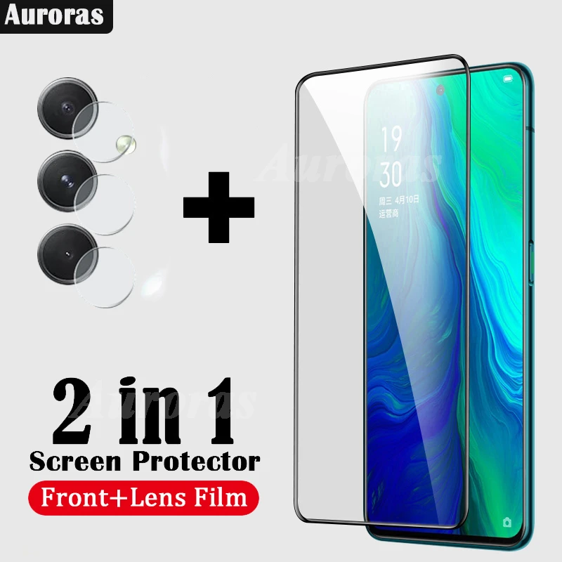 Auroras 2 в 1 За Samsung Galaxy S23 FE Защитно Фолио За Екрана на Обектива на Камерата Стъклена Филм За Телефон Закалено Стъкло За Samsung A05 A05S