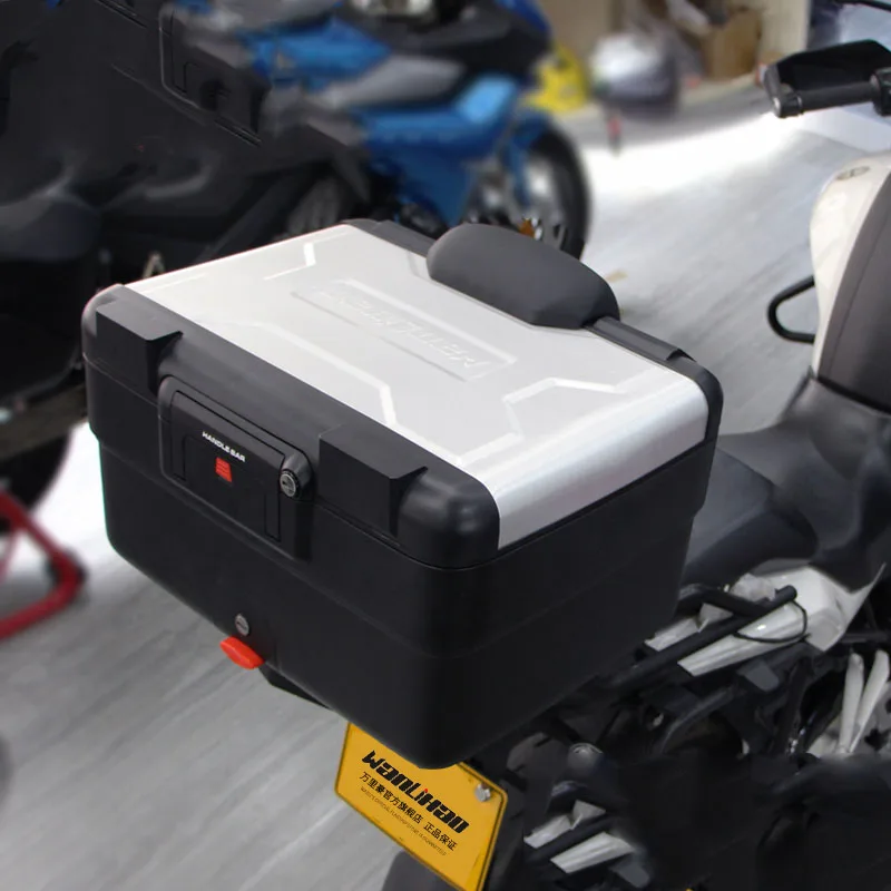 RTS Горната кутия, удължител за багажник, чанта за съхранение на каска, инструмент от алуминиева сплав за мотоциклет, джолан мотоциклет, аксесоари 0