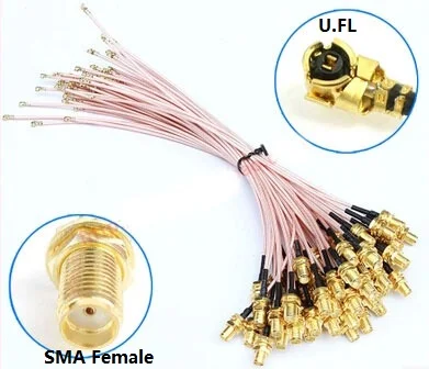 15 см U. FL IPEX/IPX към конектора SMA с косичкой антена RF-SMA женски WIFI GSM GPS RG178 кабел за Q2687RD Q2686RD Q2687 Q2686