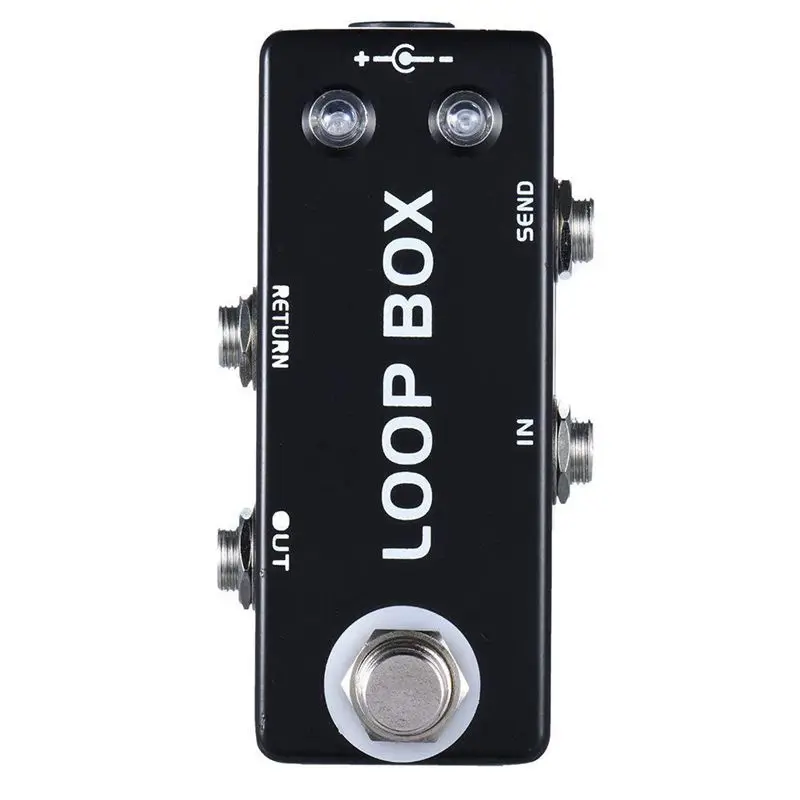 Mosky Mini Guitar Effect Pedal Loop Box Switcher Избор на канал True Bypass
