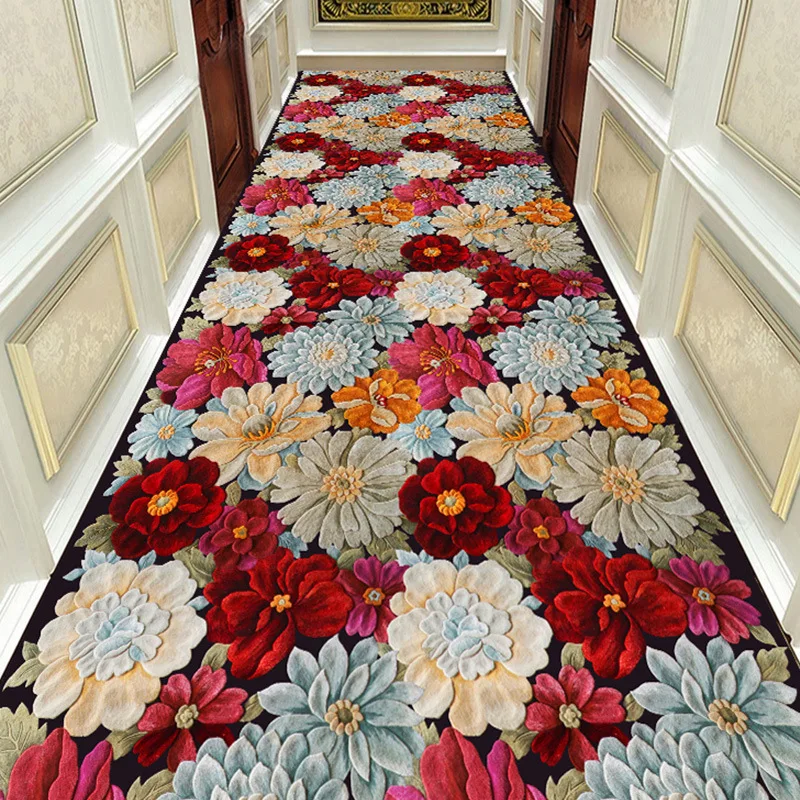 Голям размер 200 *300 см, долно Оттичане килим с 3D-принтом, килими за антре, Баня, кухня, впитывающий вода, противоскользящий мат, мат, за да премине по стълбите в хотела 1