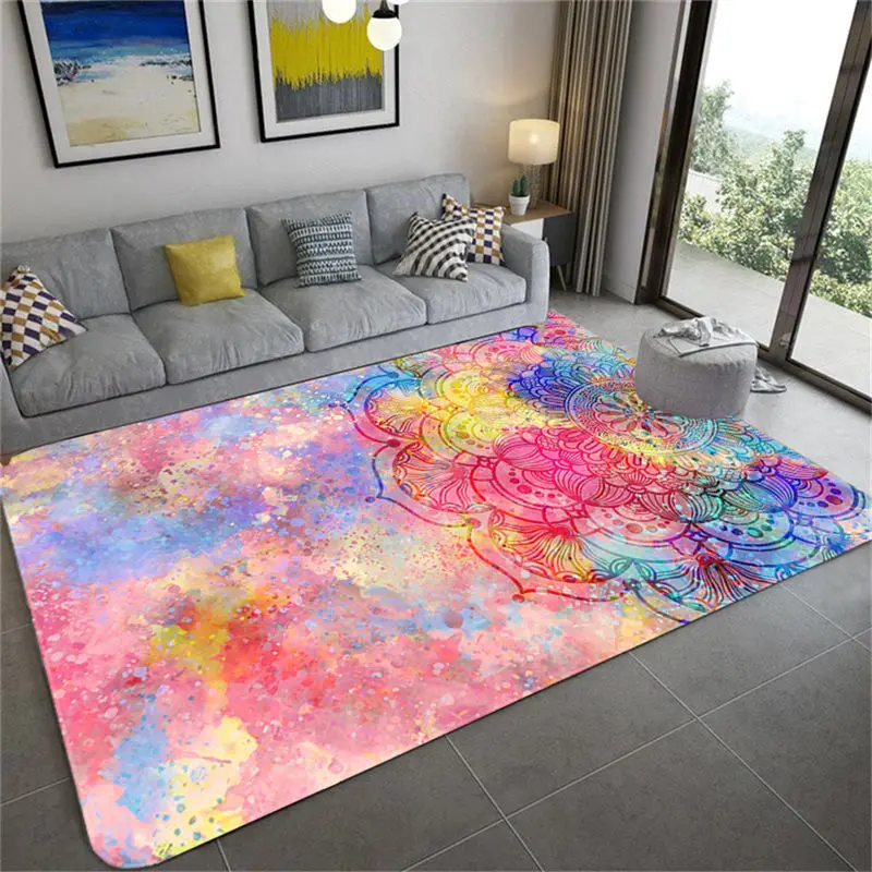 Цветове килим Татул красива ретро-подложка за спални подложка за пикник килимче за йога килимче за молитви цветна подложка за хол 1