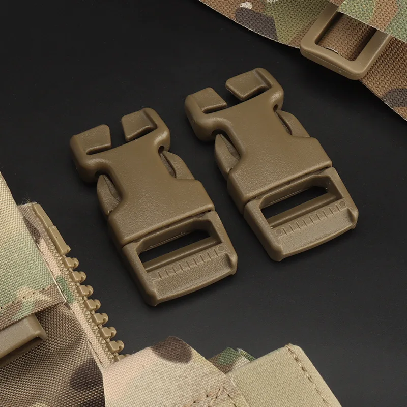 Обтегач на военен стандарт (SRB), тактическа жилетка за багаж, свалящ се обтегач 2,5 см, 2 бр., бързо разделяне и комбиниране 1