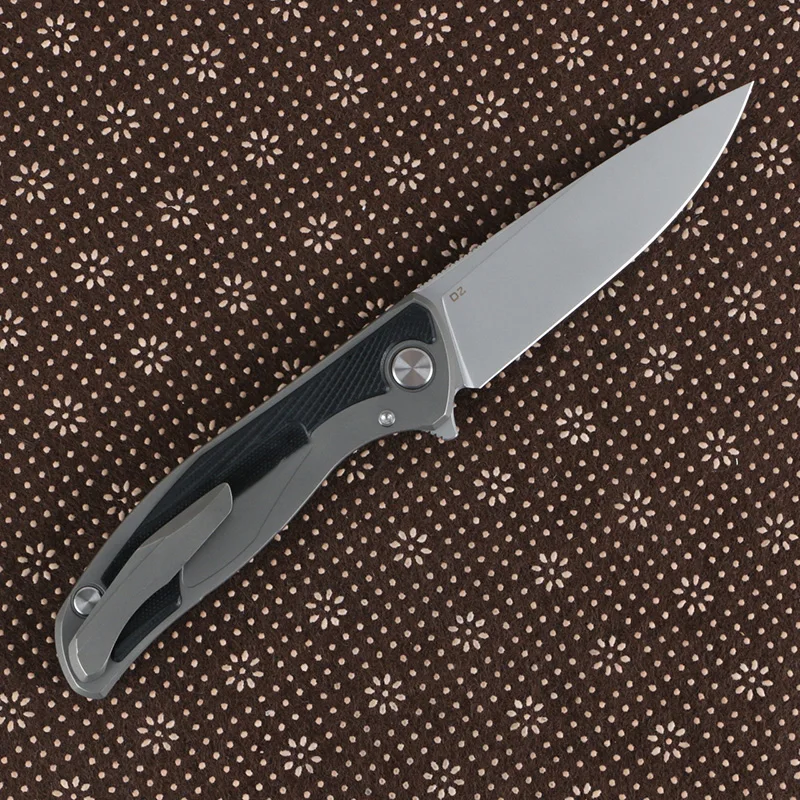 Сгъваем нож Green thorn F95 стомана D2, титанов сплав TC4 + дръжка G10, походный ловен нож, практичен инструмент за рязане на плодове 1