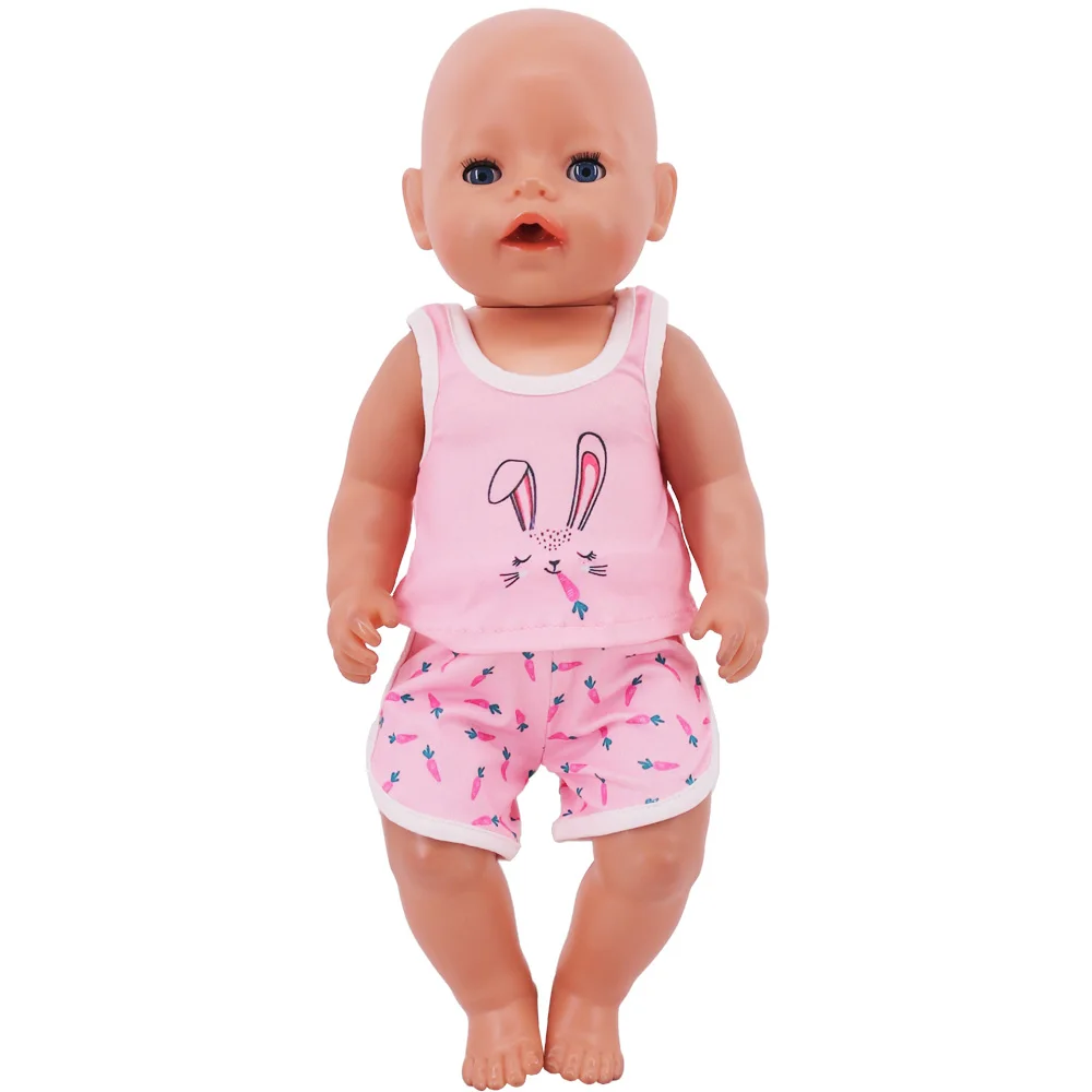 Аксесоари за розова кукольной дрехи 25 стилове за 18-инчовата момичета-американки и 43-сантиметровой кукли-Реборн, бебешка рокля на нашето поколение, куфар 1