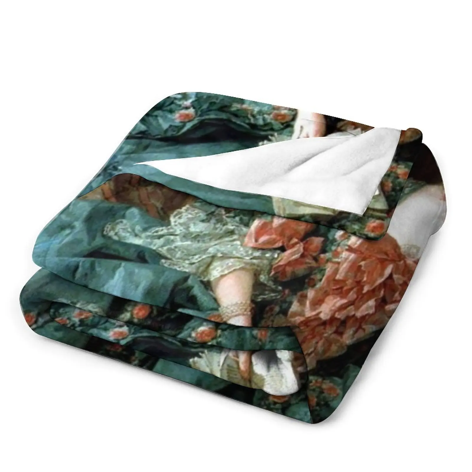 Madame de Pompadour, от Храст, Франсоа Каре, одинарное одеяло, ретро-наметала, луксозно одеяло 2
