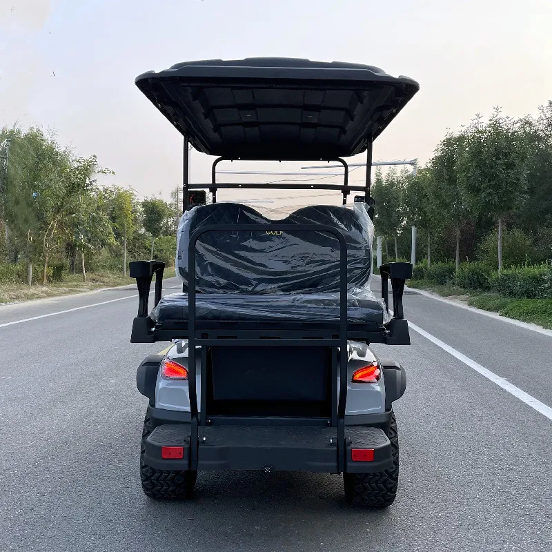 2023 Нов китайски 4-местен електрическа количка за голф с откидывающимся предното стъкло настраиваемого цветове, високо качество хит на продажбите модел 3