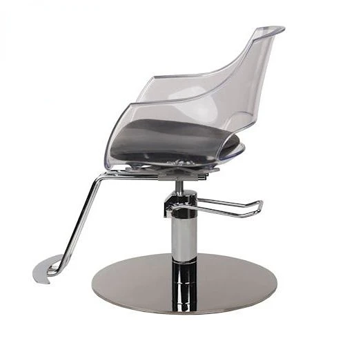 Акрилни прозрачни фризьорски стол салонная мебели, аксесоари, стол за стайлинг на коса стол 3