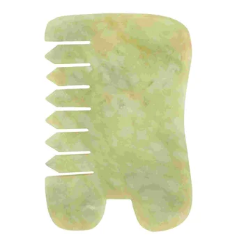 1 Бр Инструменти Нефрит Инструменти Нефритови Инструмент за Грижа за кожата, Масаж Relax SPA Treatment (Зелен)