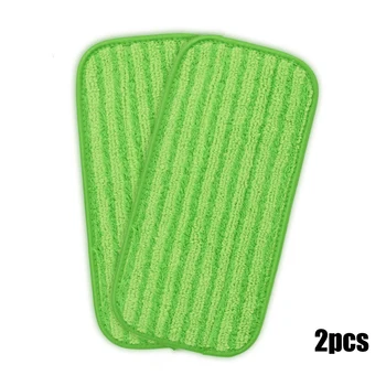 2 елемента 12-Инчови Зелени Салфетки За Вакуум Парцал От Микрофибър за Еднократна Употреба, Кърпички За Почистване, Миещ салата Swiffer Wet Jet