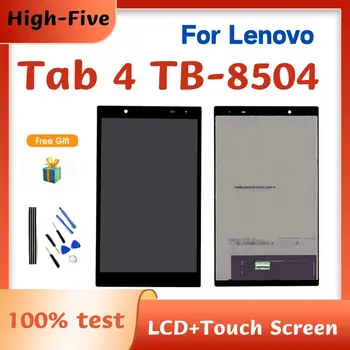 8-Инчов Оригинален За Lenovo Tab 4 8504 LCD Сензорен дисплей и Цифров Преобразувател В Събирането За 8504 TB-8504X TB-8504F Резервни Части