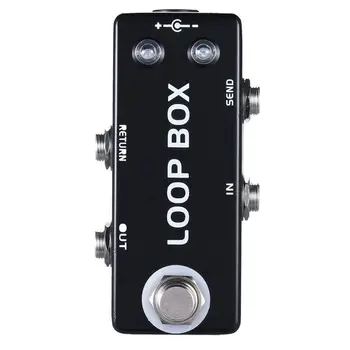 Mosky Mini Guitar Effect Pedal Loop Box Switcher Избор на канал True Bypass
