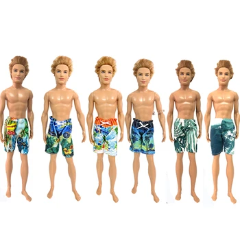 NK Няколко възможности Принц Хавайски шорти Ежедневни плажни бански костюми за Барби Аксесоари Куклен гадже За кукли Кен Подарък играчка JJ
