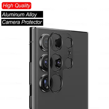 s24ultra Case Метално Защитно покритие на Камерата на Samsung Galaxy S24 Ultra Plus S 24 5G От Алуминиева Сплав С Пръстен За Обектив на Задната Камера Дрън
