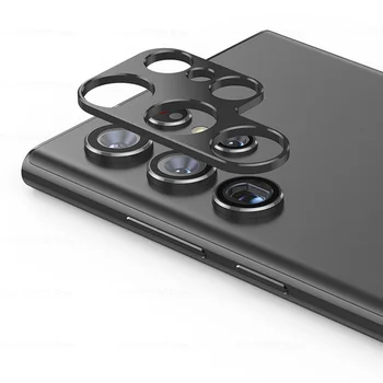 s24ultra Case Метално Защитно покритие на Камерата на Samsung Galaxy S24 Ultra Plus S 24 5G От Алуминиева Сплав С Пръстен За Обектив на Задната Камера Дрън 2