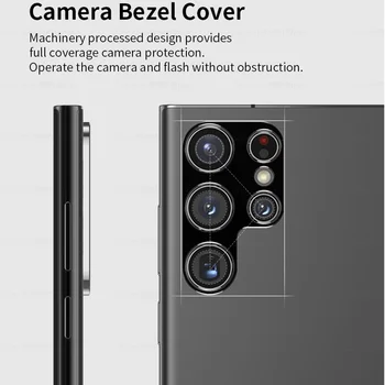 s24ultra Case Метално Защитно покритие на Камерата на Samsung Galaxy S24 Ultra Plus S 24 5G От Алуминиева Сплав С Пръстен За Обектив на Задната Камера Дрън 3