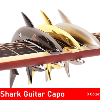 Shark Guitar Capo String Capotraste Violao за електрическа китара Акустична Ra Bass 6 Струнни Висококачествени Китара Аксесоари