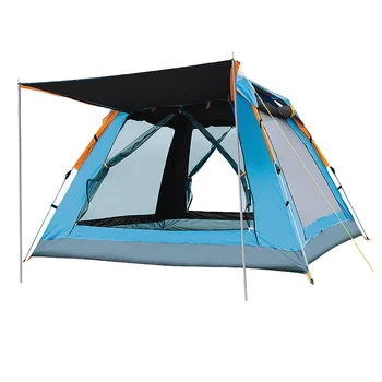 Автоматична Хидравлична палатка Моментната настройка на 3-4 човека Водоустойчив Палатка за къмпинг за продажба плажни улични палатки