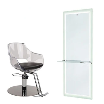 Акрилни прозрачни фризьорски стол салонная мебели, аксесоари, стол за стайлинг на коса стол 5