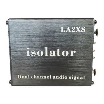 Аудиоизолятор LA2XS Филтър за намаляване на шума Елиминира текущи шумове Двоен аудиоизолятор миксер 6.5 XLR